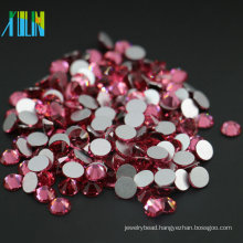 Best Selling Trendy Style Rose Color Flat Back Non Hot Fix Rhinestone for Decoration , MS131 Rose Color